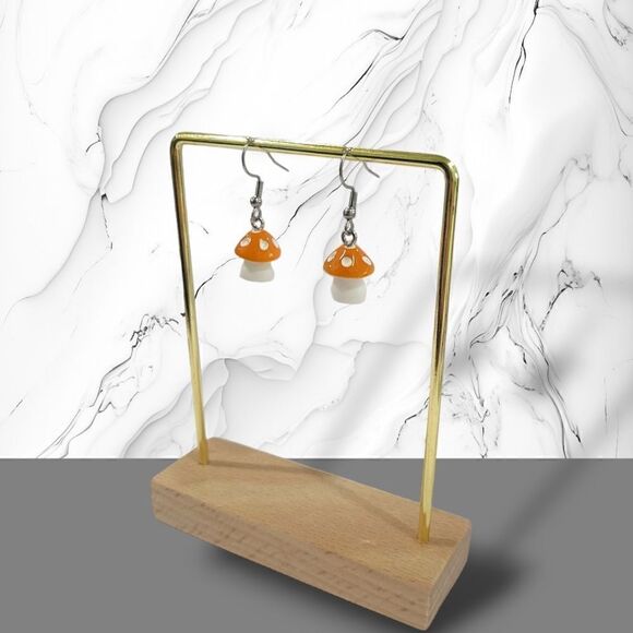 🍄‍🟫Mushroom Earrings🍄‍🟫(2-A018-B)-Jewelry for Women - Picture 4 of 5